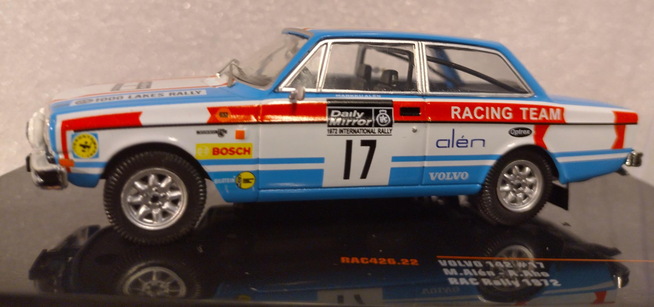 Pienoismalli Volvo M.Alen RAC