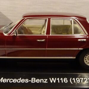Mercedes W 116 punainen 1/18