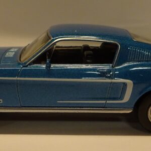 Pienoismalli Ford Mustang 1968 sininen