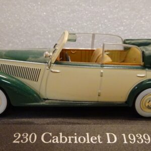 Pienoismalli Mercedes 230 Cabriolet D 1939