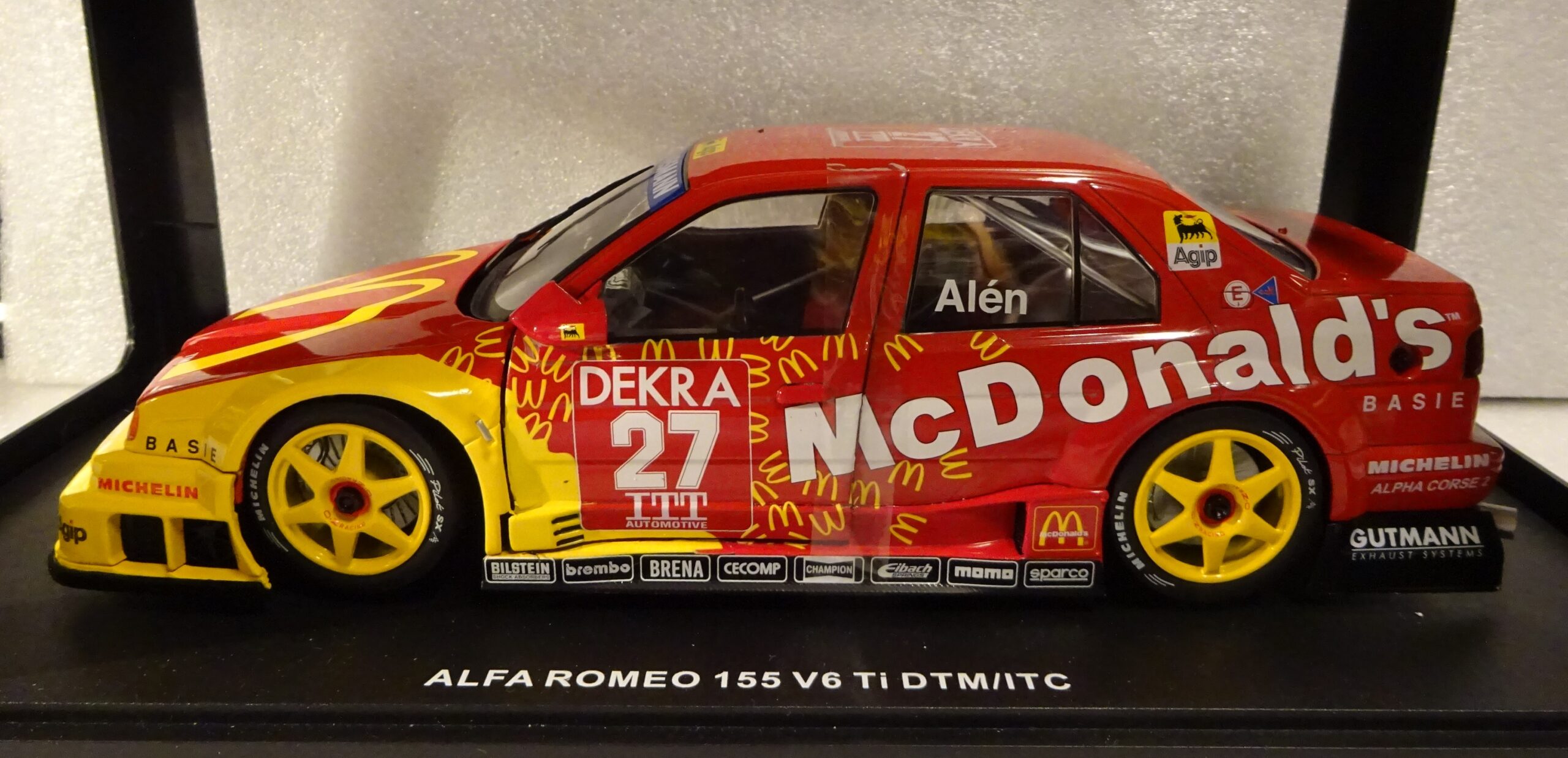 Pienoismalli Alfa Romeo 155 V6 Helsinki Markku Alen