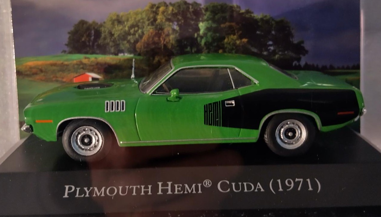 Pienoismalli Plymouth Hemi Cuda 1971