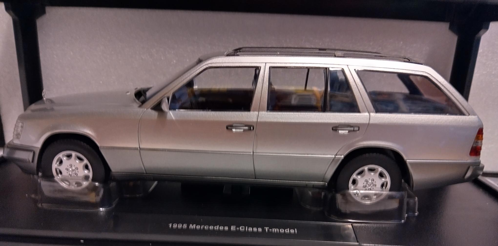 Pienoismalli Mercedes S124 1/18