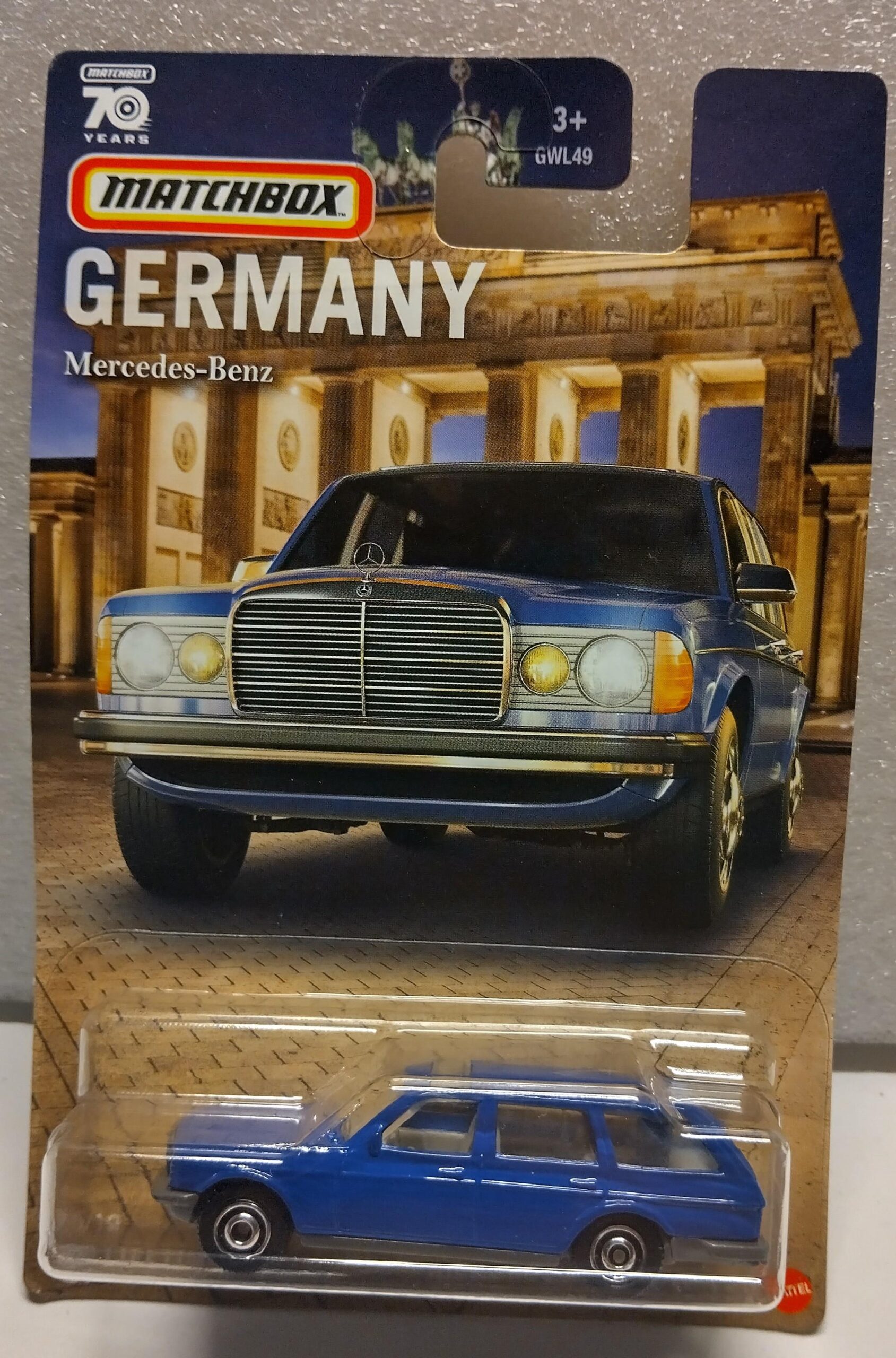 Pienoismalli MB S123 sininen 1/64