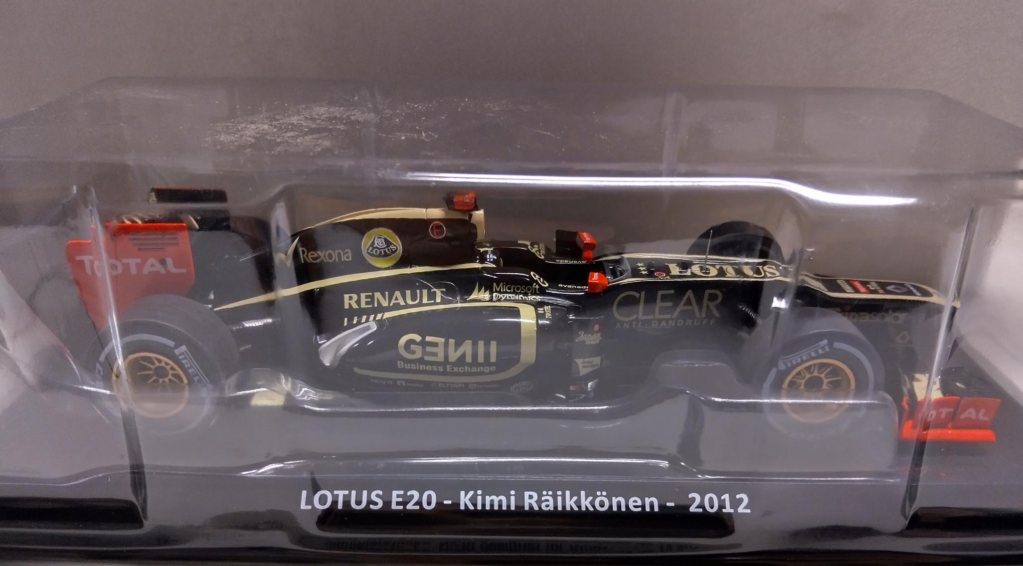 Pienoismalli Lotus E20 Kimi Räikkönen 2012 1/24