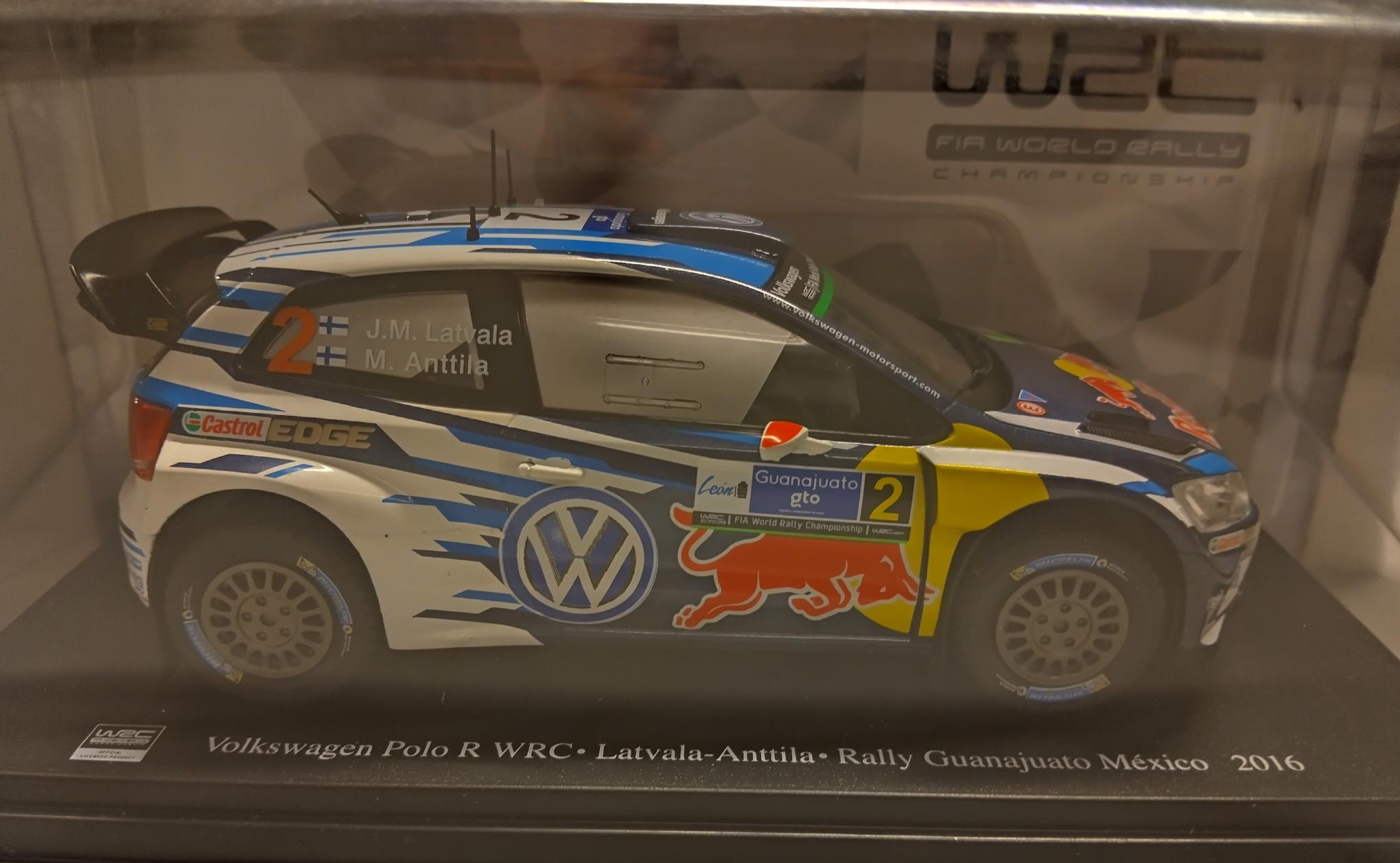 Pienoismalli VW Polo R WRC Latvala-Anttila 2016 1/24