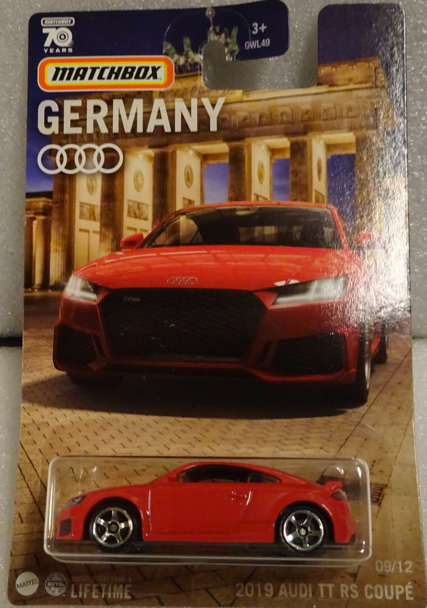 Pienoismalli AUdi TT RS 2019 1/64