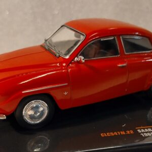 Pienoismalli Saab 96 1965 punainen 1/43