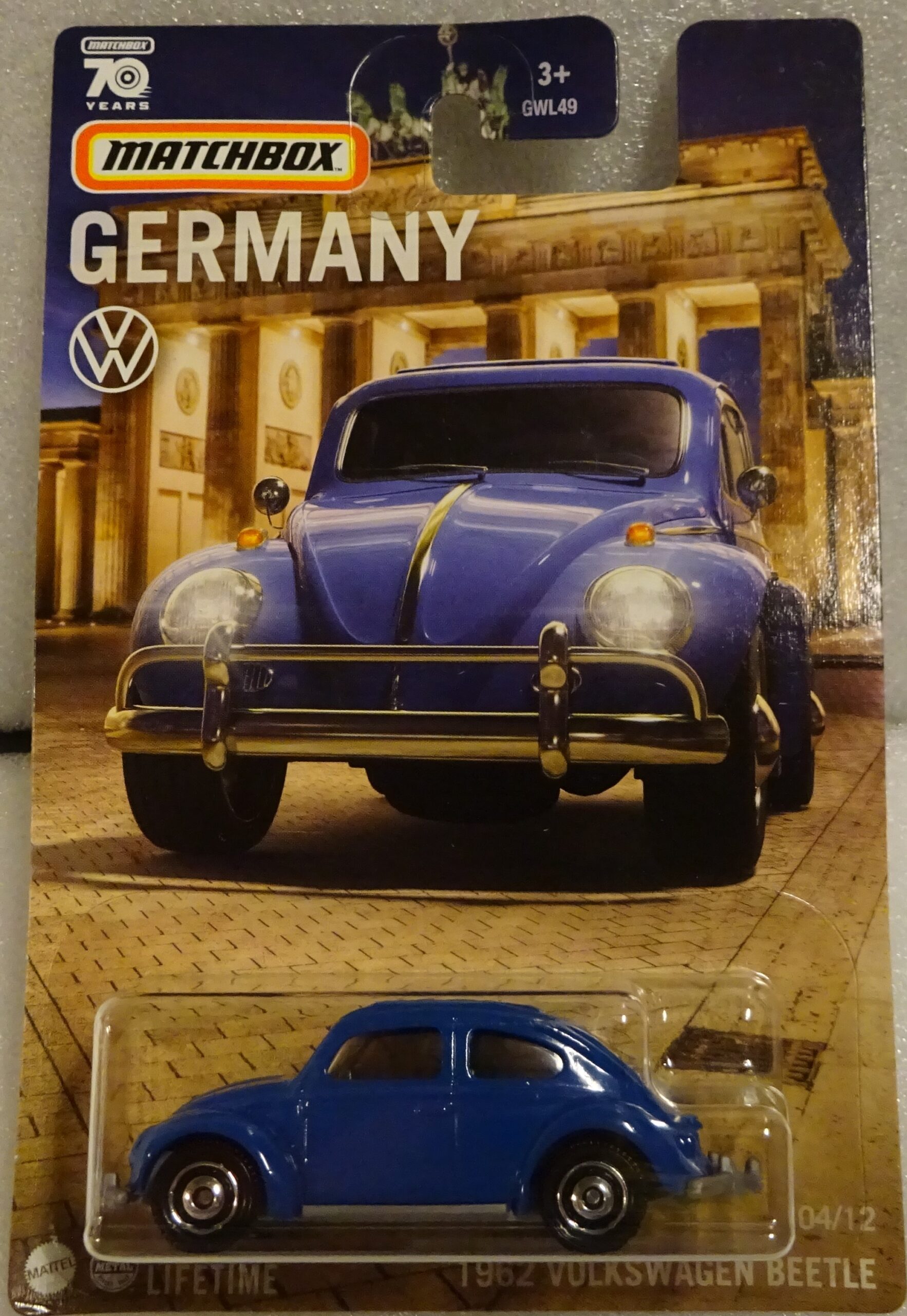 Pienoismalli VW Kupla 1962 sin 1/64