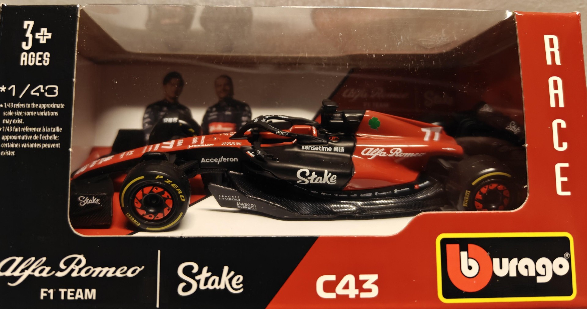 Pienoismalli Alfa Romeo C43 Bottas 1/43