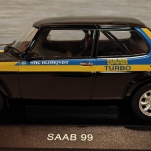 Pienoismalli Saab 99 Turbo 1977 Stig Blomqvist 1/18
