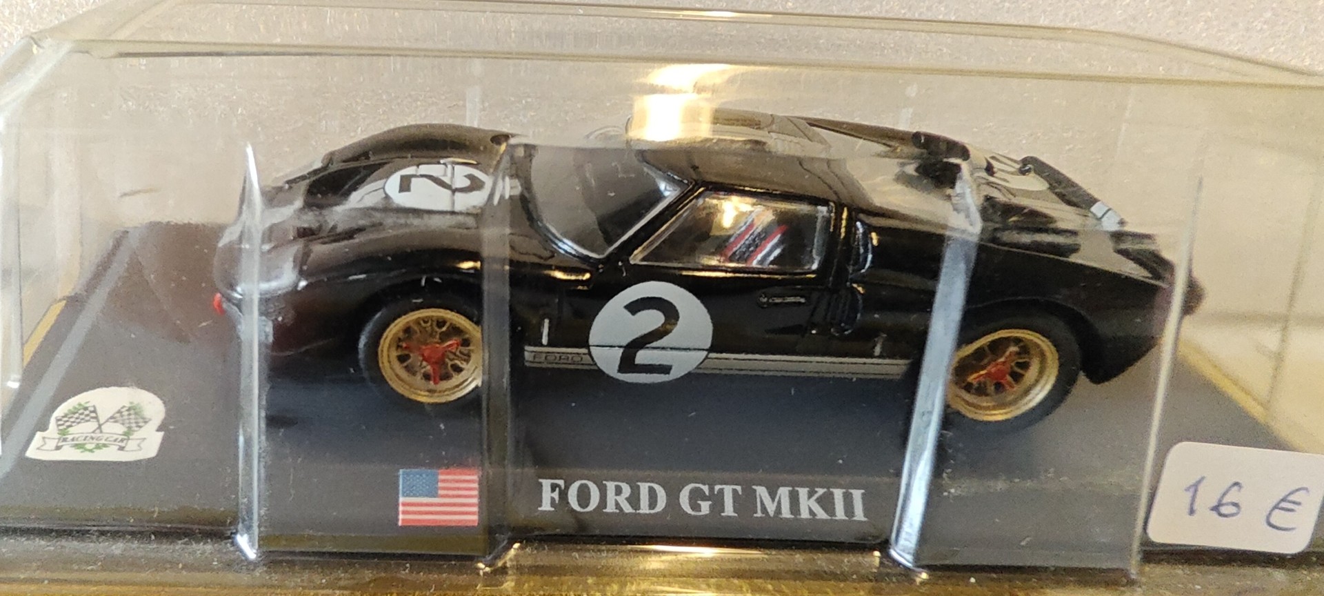Pienoismalli Ford GT Mk II Team Shelby  1/43