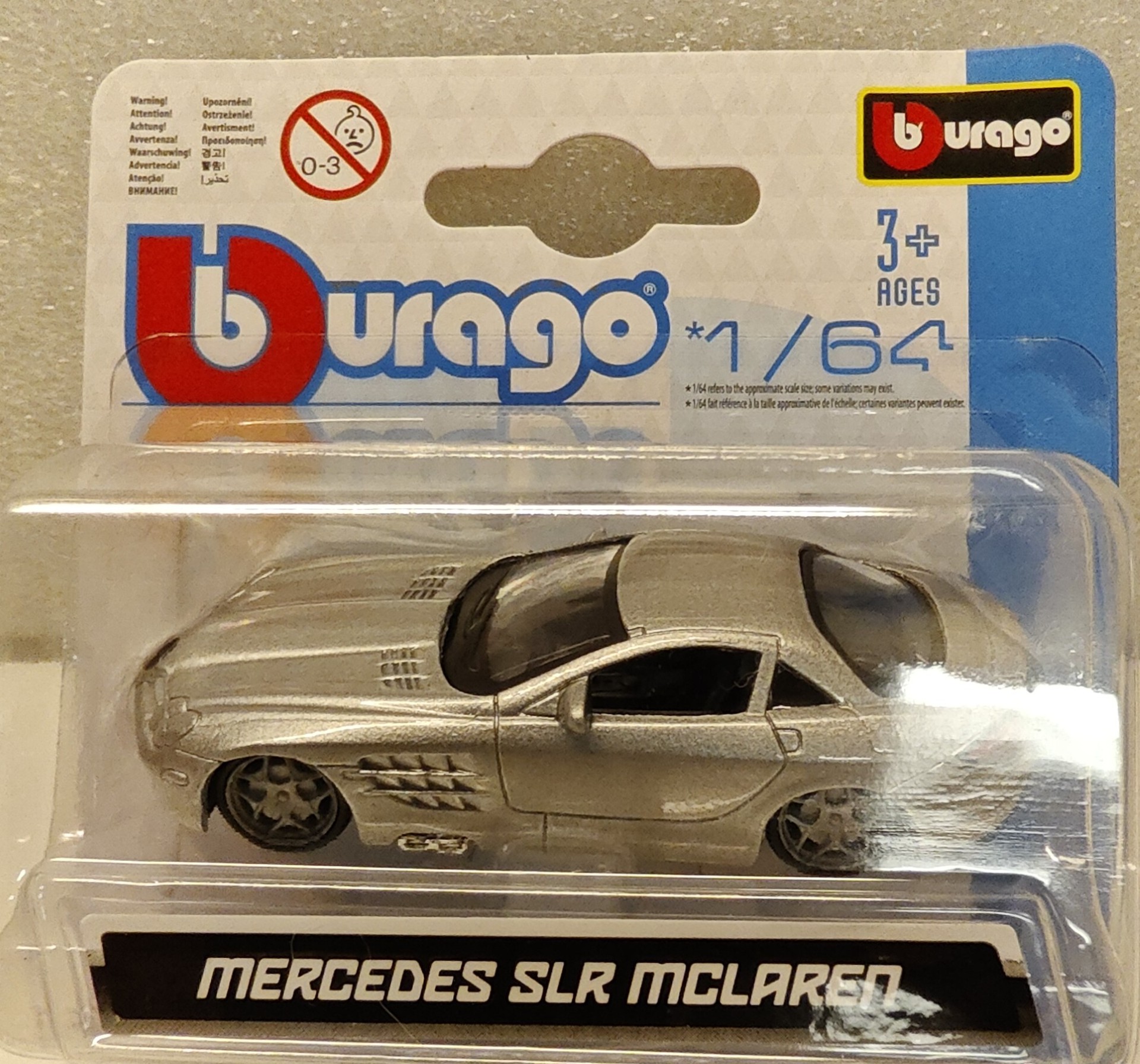 Pienoismalli Mercedes SLR McLAren 1/64