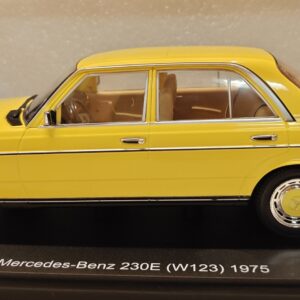Pienoismalli Mercedes W123 230E keltainen 1718
