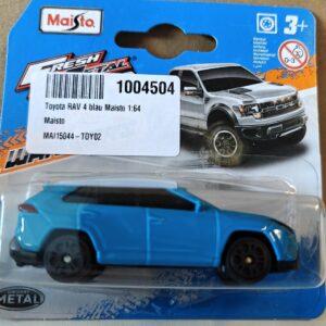 Pienoismalli Toyota RAV4 sininen 1/64