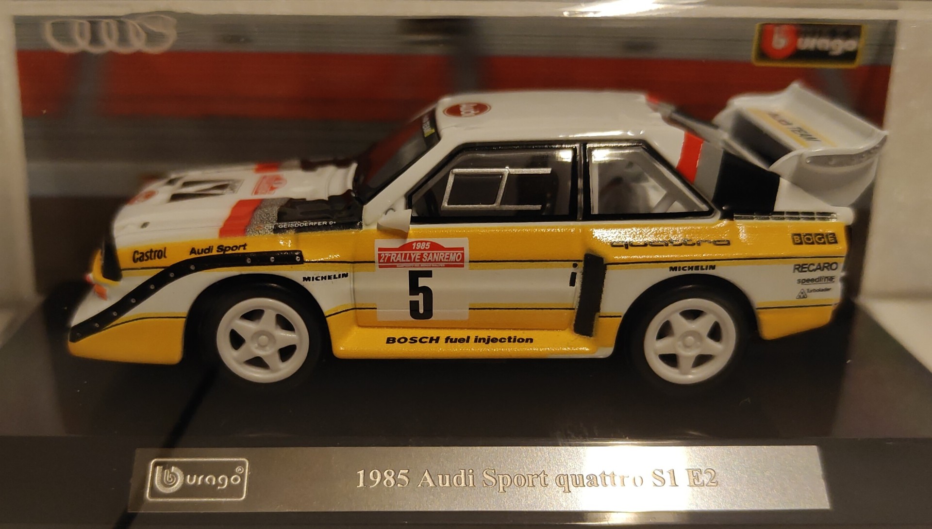 Pienoismalli Audi S1 Quattro 1/43
